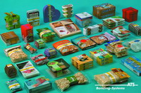 Примеры упаковки бандерольной лентой ATS Tanner - продукты питания и др.